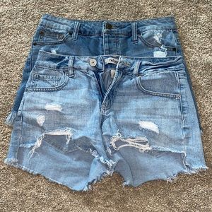 2 pair of Hi Rise Shorts